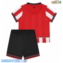 Camisa de time de futebol Sheffield United Replicas 1º Equipamento Infantil 2025-26 Manga Curta (+ Calças curtas)